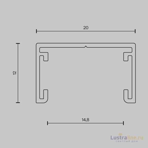 Шинопровод накладной Maytoni Busbar trunkings Basity TRX172-112B