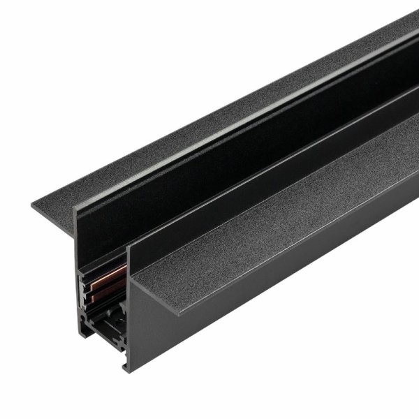Шинопровод встраиваемый магнитный Arlight MAG-ORIENT-TRACK-2653-FDW-3000 (BK, FLAT) 041440
