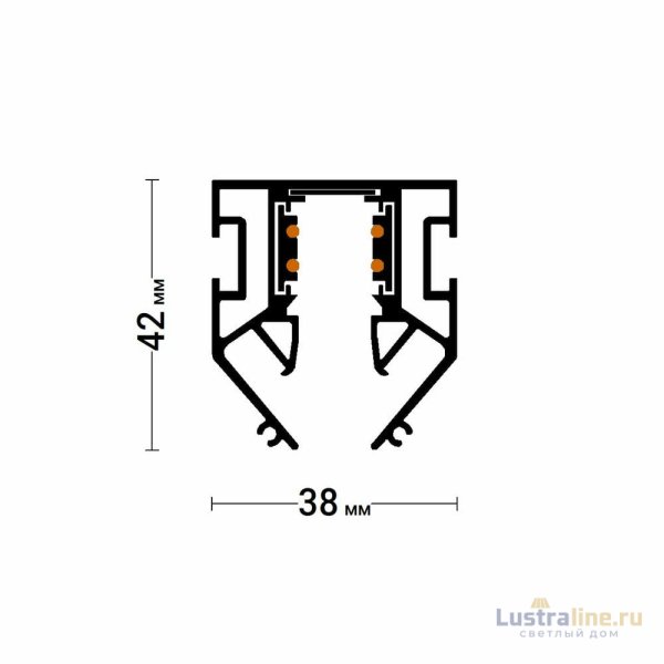 Шинопровод под натяжной потолок Favourite Logica 1014-TB-200