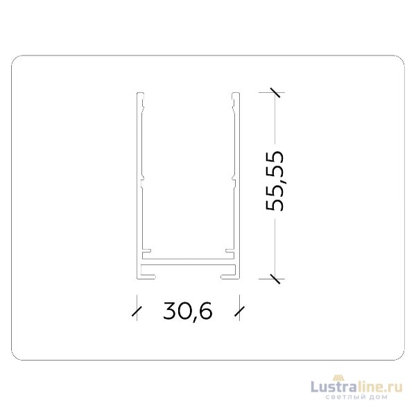 Шинопровод накладной Ambrella Light Magnetic 220V GL1004