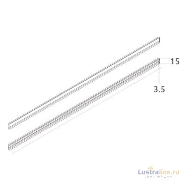 Гибкий шинопровод Italline Fantom IT010-4010 black