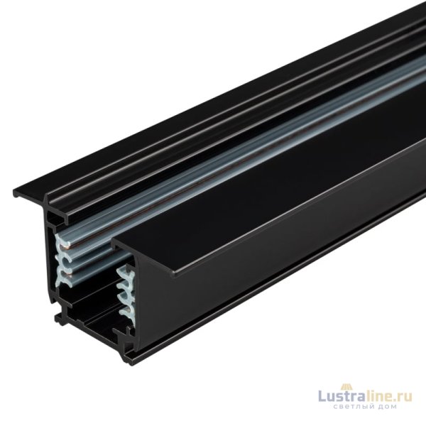 Шинопровод встраиваемый Arlight LGD-4TR-TRACK-F-2000-BK-M 027865(1)