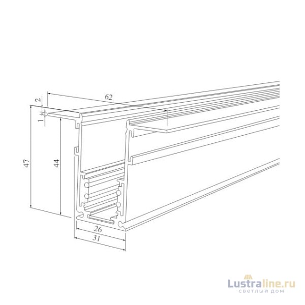 Шинопровод встраиваемый Elektrostandard Slim Magnetic 4690389179143