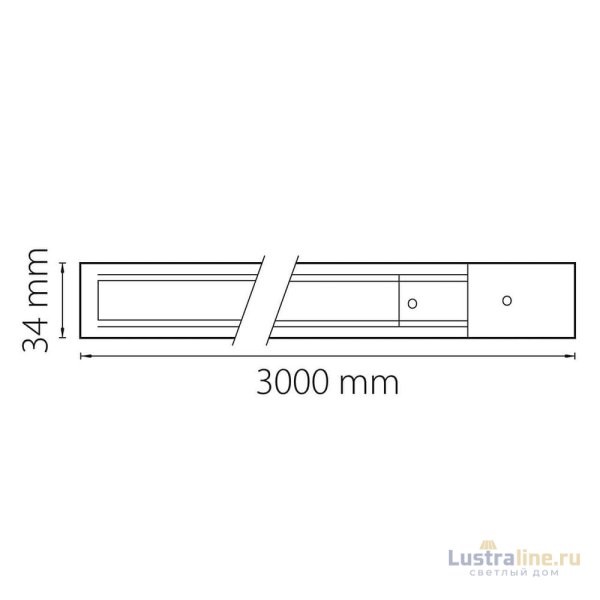 Шинопровод однофазный Lightstar Barra 502035