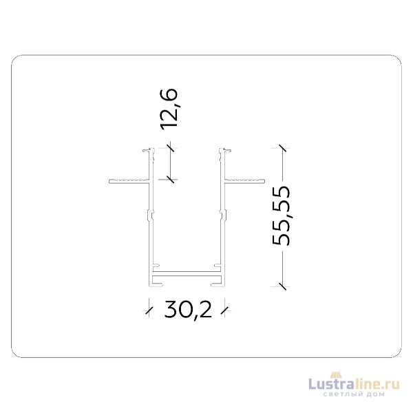 Шинопровод встраиваемый Ambrella Light Magnetic 220V GL1009