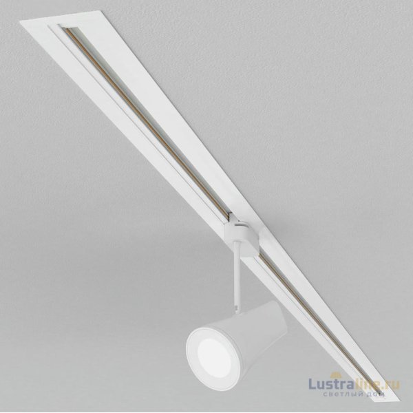 Шинопровод встраиваемый однофазный Elektrostandard Track Rail WH Recessed 4690389178535 Шинопровод встраиваемый однофазный Elektrostandard Track Rail WH Recessed 4690389178535
