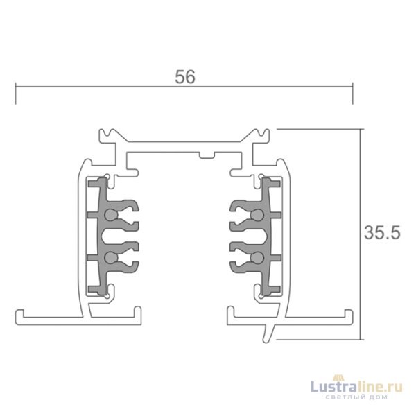 Шинопровод трехфазный Deko-Light Line Built 710069