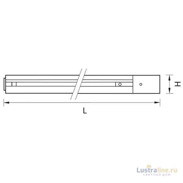 Шинопровод встраиваемый однофазный Lightstar Barra 501035