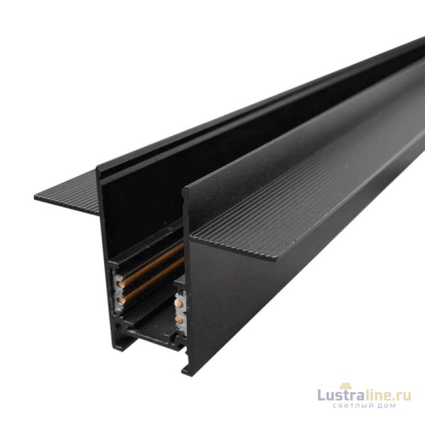 Встраиваемый магнитный шинопровод Arlight MAG-ORIENT-TRACK-2652-FDW-1000 (BK) 035566
