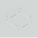 Шинопровод магнитный Maytoni Exility TRXM034-R-412W