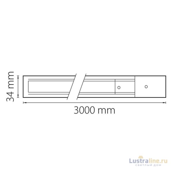 Шинопровод однофазный Lightstar Barra 502038