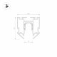 Шинопровод встраиваемый Arlight MAG-ORIENT-TRACK-2653-STR-G-2000 (WH) 047570