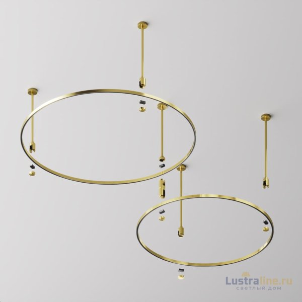 Шинопровод магнитный круглый Maytoni Flarity TRX154-R-D800-BS