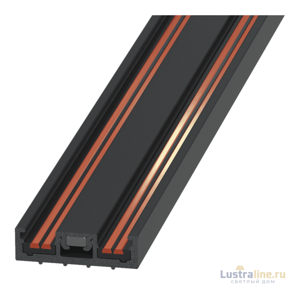 Ультратонкий накладной магнитный шинопровод iLedex Vision 4825-25/7-3000-BK