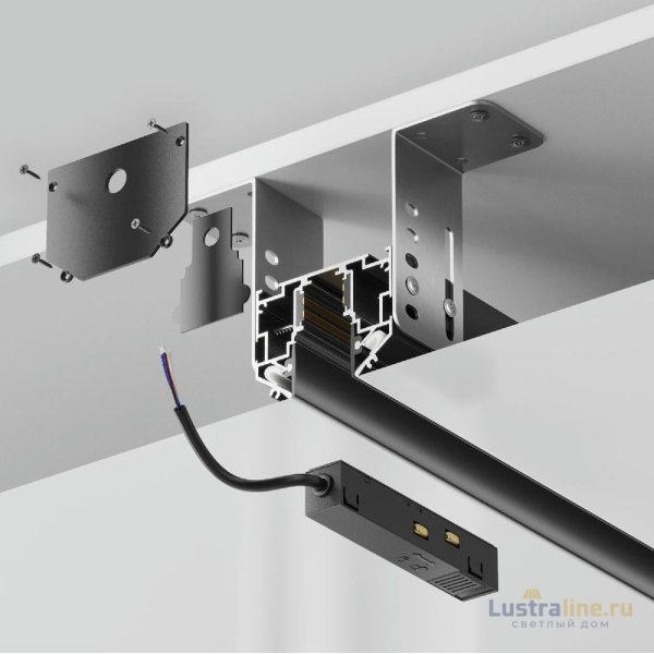 Магнитный встраиваемый шинопровод Maytoni Busbar trunkings Exility TRX034-SCH-422B Магнитный встраиваемый шинопровод Maytoni Busbar trunkings Exility TRX034-SCH-422B