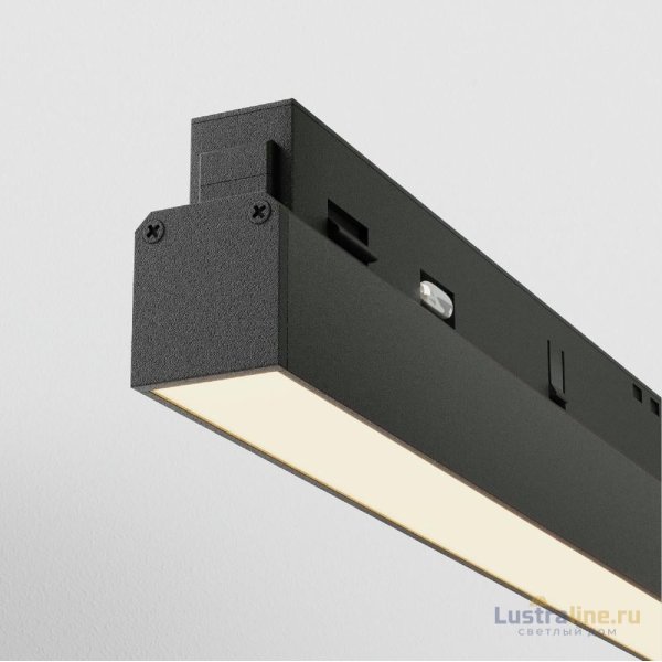 Трековый светодиодный светильник Maytoni Technical Basis TR030-2-24W3K-B Трековый светодиодный светильник Maytoni Technical Basis TR030-2-24W3K-B