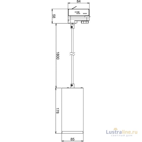 Трековый трехфазный светильник Deko-Light Lucea 707126 Трековый трехфазный светильник Deko-Light Lucea 707126