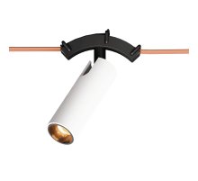 Трековый однофазный светильник Denkirs Belty spot DK5546-BW+BK