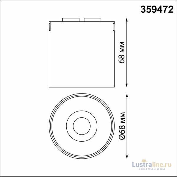 Трековый светильник Novotech Easy Shino 359472 Трековый светильник Novotech Easy Shino 359472
