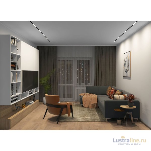 Трековый светодиодный светильник Denkirs DK8003-BK Трековый светодиодный светильник Denkirs DK8003-BK