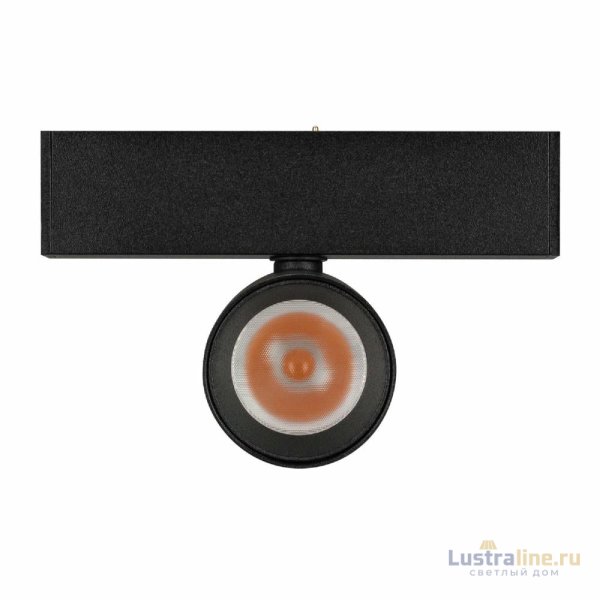 Трековый магнитный светильник Arlight MAG-SPOT-25-R90-9W Warm3000 (BK, 30 deg, 24V, DALI) 046310