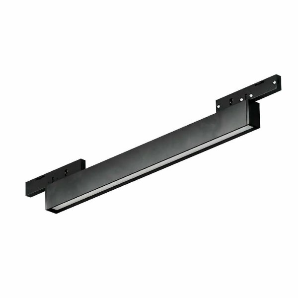 Трековый магнитный светильник Arlight MAG-MICROCOSM-FLAT-L600-16W Warm3000 (BK, 100 deg, 24V) 043273