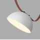 Трековый однофазный светильник Denkirs Belty Flow DK5561-WH+BK