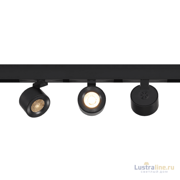 Трековый магнитный светильник iLedex Vision SMART 4822-010-D82-12W-38DG-BK (WALL WASHER)