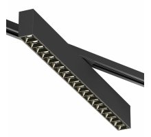 Трековый однофазный светильник Denkirs Edder DK6634-BK