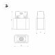 Трековый магнитный светильник Arlight MAG-ORIENT-BABY-S36x21-2W Warm3000 (BK, 24 deg, 48V) 043291
