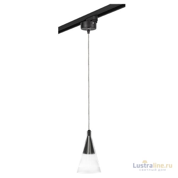 Трековый светильник Lightstar Track 1 black L1T757017 (757017+592007) Трековый светильник Lightstar Track 1 black L1T757017 (757017+592007)