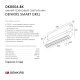 Трековый светодиодный светильник Denkirs DK8006-BK