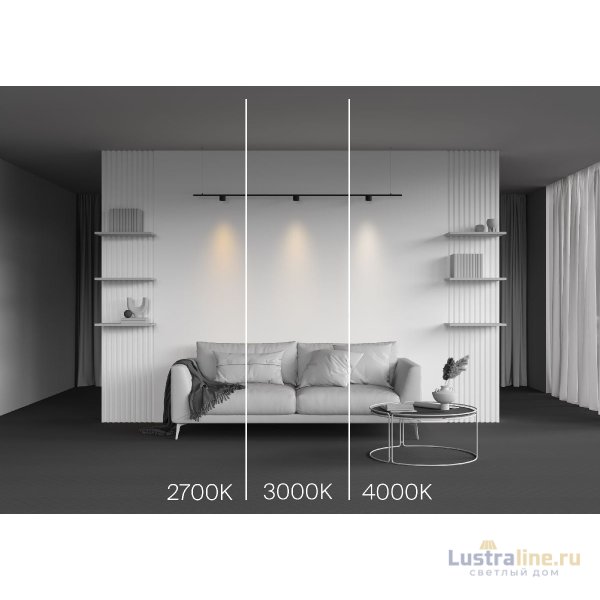 Трековый магнитный светильник Maytoni Alfa S TR188-1-5W2.7K-M-B