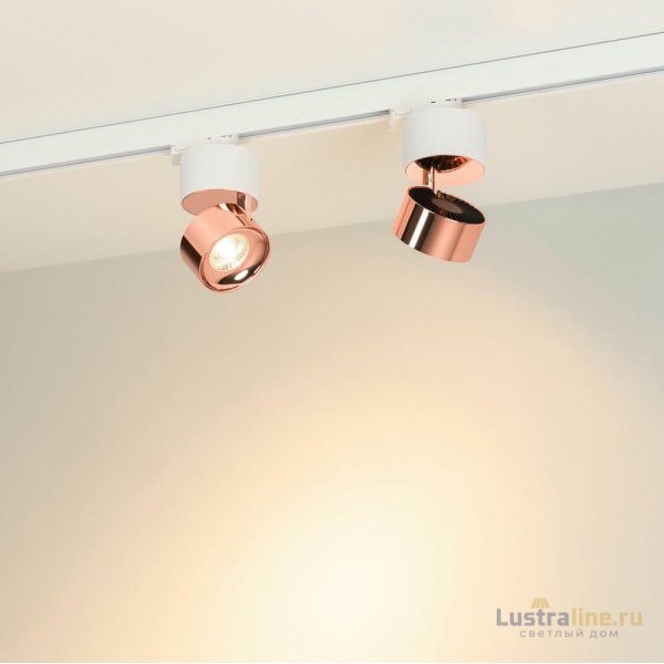 Трековый трехфазный светильник Arlight SP-PLURIO-TRACK-4TR-R77-9W Warm3000 038116