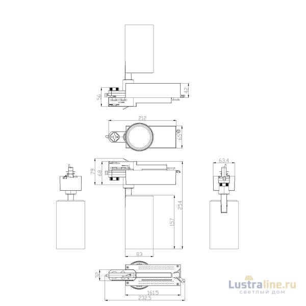 Трековый светильник ЭРА SТR-30-36-30K-B30 Б0049779 Трековый светильник ЭРА SТR-30-36-30K-B30 Б0049779