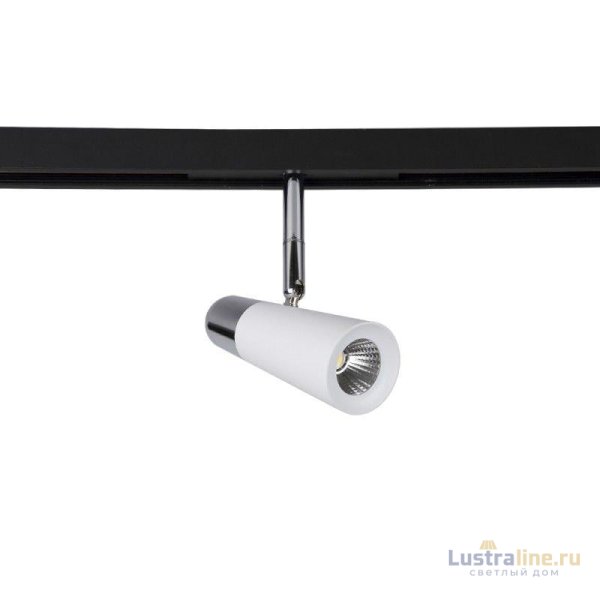 Трековый светодиодный светильник для магнитного шинопровода Crystal Lux Space CLT 0.33 006 12W WH-CH 4000K Трековый светодиодный светильник для магнитного шинопровода Crystal Lux Space CLT 0.33 006 12W WH-CH 4000K