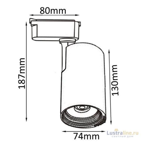 Трековый светильник Crystal Lux CLT 0.31 007 CLT 0.31 007 20W WH Трековый светильник Crystal Lux CLT 0.31 007 CLT 0.31 007 20W WH