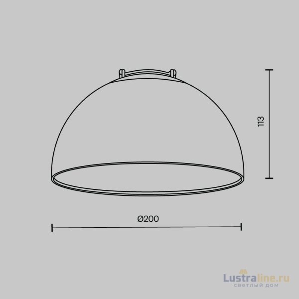 Трековый светильник Maytoni Bowl TR126B-20W3K-B