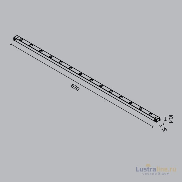 Трековый магнитный светильник Maytoni Points TR174-1-24WTW-M-B