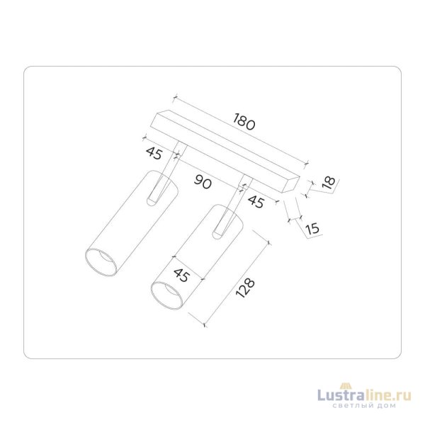 Трековый магнитный светильник Ambrella Light Track System GL3901