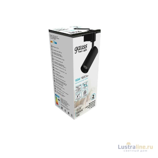 Трековый светодиодный светильник Gauss Track Light Led TR082