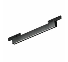 Трековый магнитный светильник Arlight MAG-MICROCOSM-FLAT-L300-8W Warm3000 (BK, 100 deg, 24V) 043271