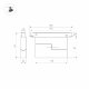 Трековый трехфазный светильник Arlight MAG-ORIENT-FLAT-FOLD-S195-6W Warm3000 WH, 80 deg, 48V 035854(1)