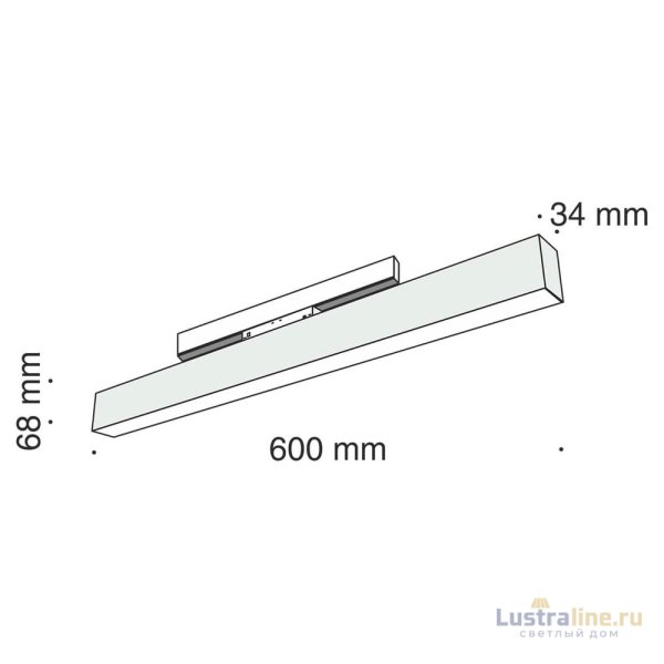 Трековый светильник Maytoni Track lamps TR012-2-20W3K-B Трековый светильник Maytoni Track lamps TR012-2-20W3K-B