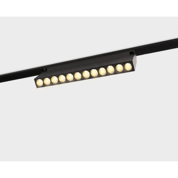 Трековый магнитный светильник Italline Atom IT012-5023 black 3000K
