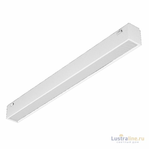 Трековый магнитный светильник Arlight MAG-VIBE-FLAT-L293-12W Warm3000 (WH, 100 deg, 48V) 044433
