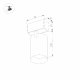 Трековый магнитный светильник Arlight MAG-SPOT-45-R85-12W Day4000 (WH, 36 deg, 24V, DALI) 046590