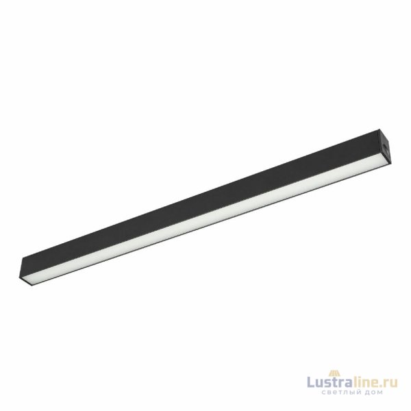 Трековый магнитный светильник Arlight MAG-FLAT-25-L400-12W Day4000 (BK, 100 deg, 24V, DALI) 036714