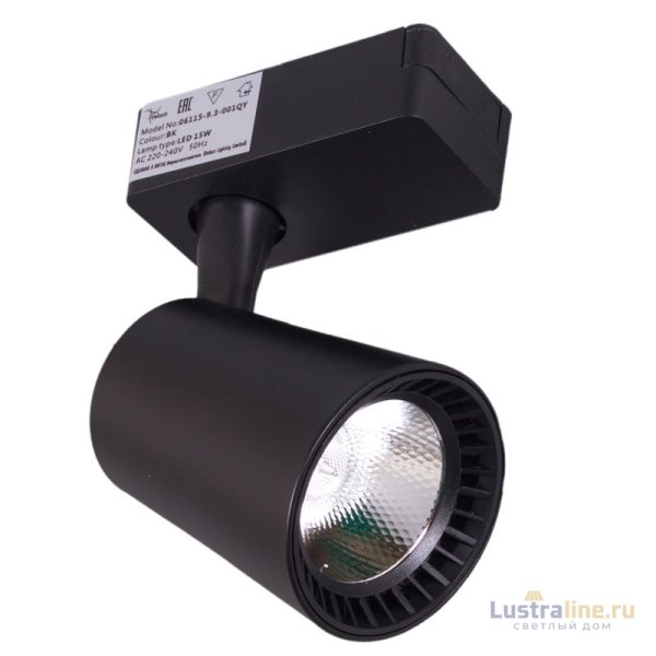 Трековый светильник Reluce 06115-9.3-001QY LED15W BK Трековый светильник Reluce 06115-9.3-001QY LED15W BK