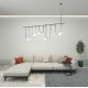 Трековый однофазный светильник Denkirs Belty Flow DK5561-WH+BK